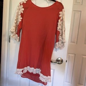 Umgee Size Small Dress with Patterned Sleeves
